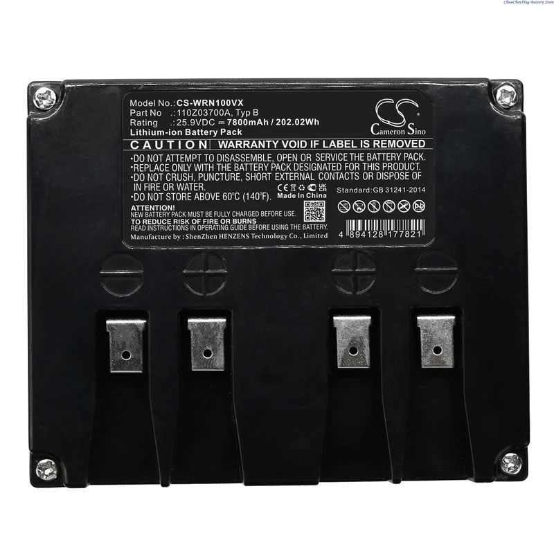 25.9V 7800mAh/10200mAh แบตเตอรี่สําหรับ Ambrogio L200 Basic,L200R, สําหรับ Lizard M4 M440 M480 M485 