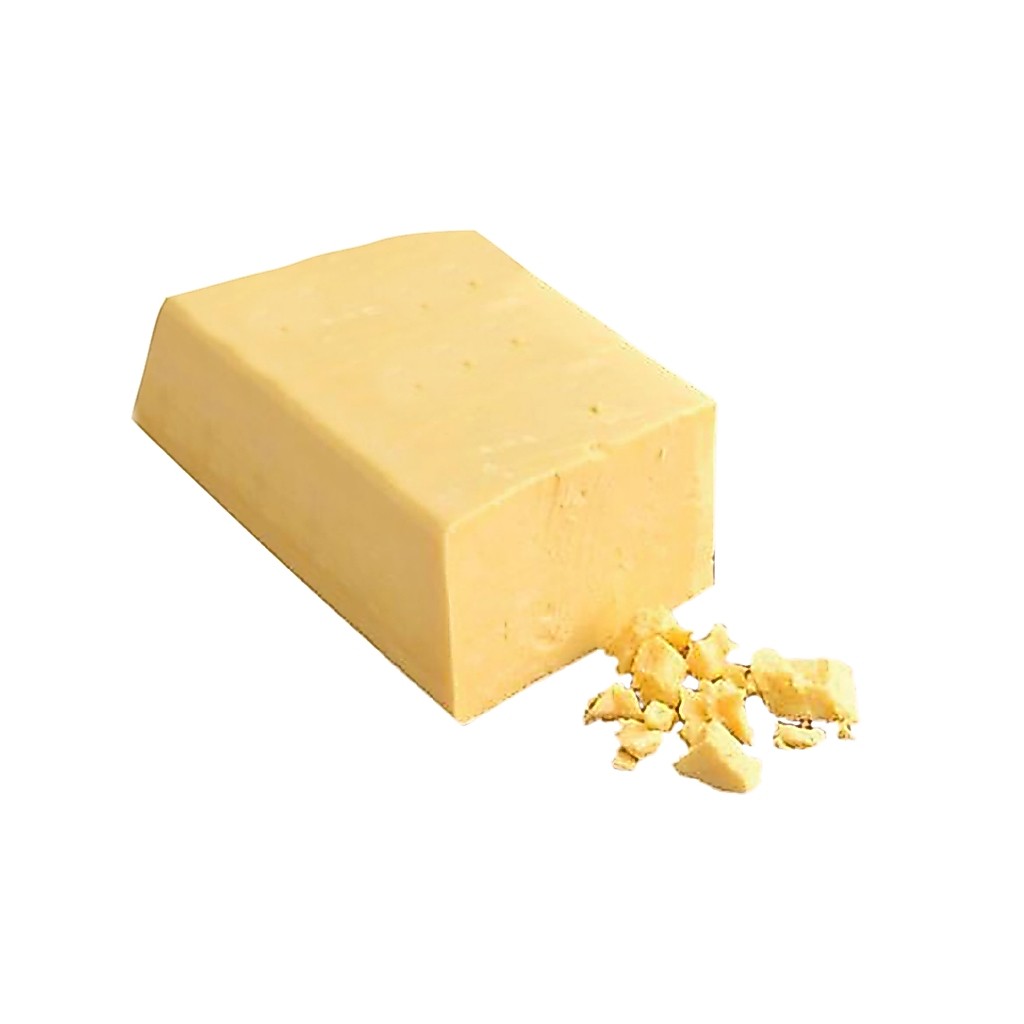 ENGLISH CHEDDAR Premium Cheddar Cheese * LARGE 500g BLOCK * INCLUDES POLY BOX AND CHILLER GEL PACK / 500g