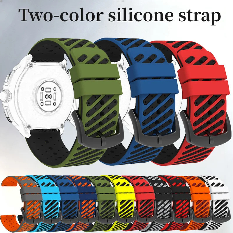 สําหรับ Ticwatch Pro 5 สายนาฬิกา 24 มม.Correa ซิลิโคนสําหรับ Ticwatch pro5 เข็มขัด Watchband อุปกรณ์