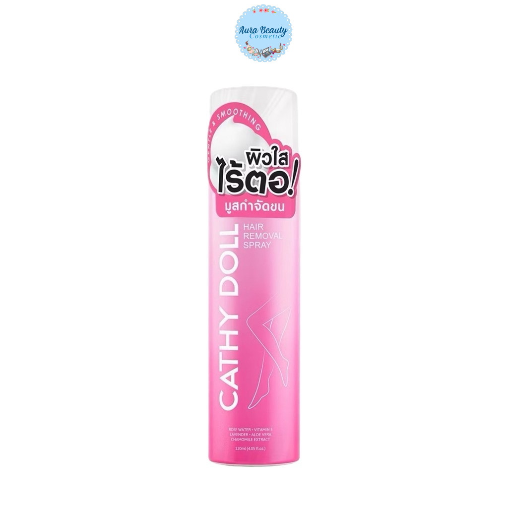 Cathy Doll Hair Removal Spray เคทีดอลล์ มูสกำจัดขน 120ml.