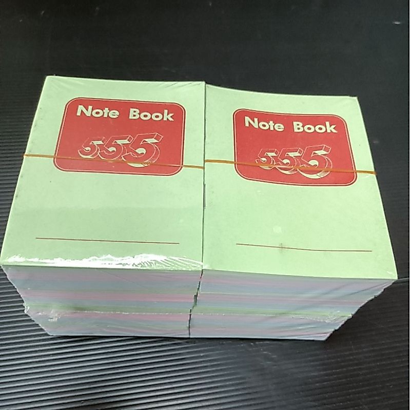 555 Note bk 120's 55gm 36pg-1pkt/120pc