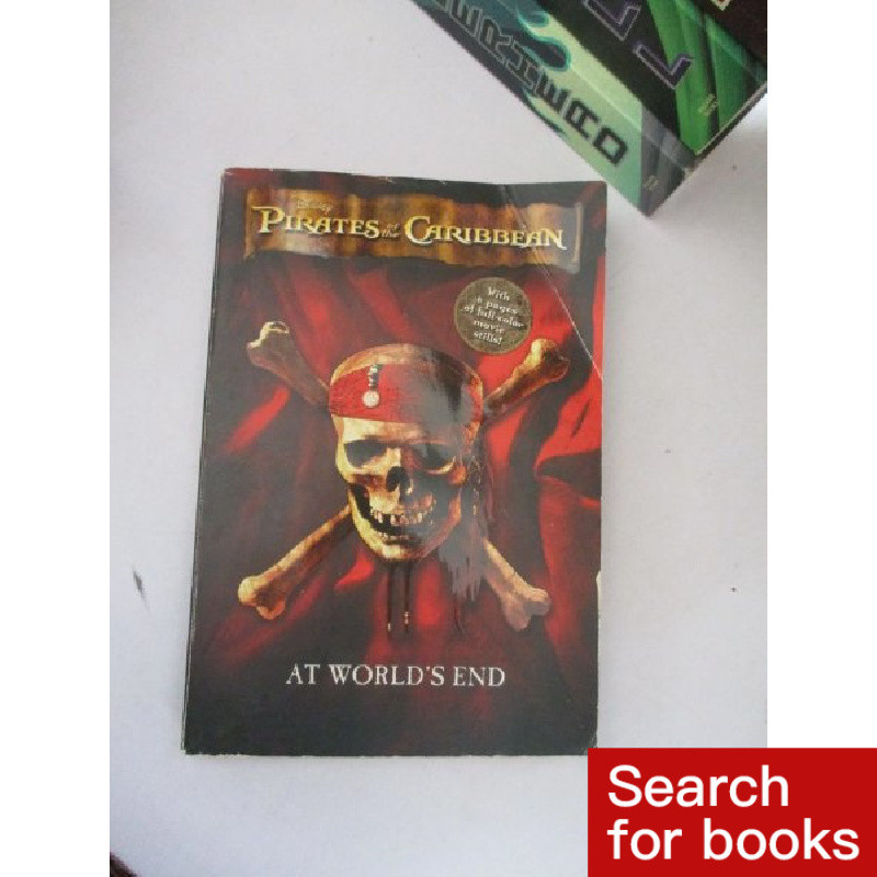 หนังสือภาษาอังกฤษ DISNEY PIRATES of the CARIBBEAN AT WORLDS END มือสอง