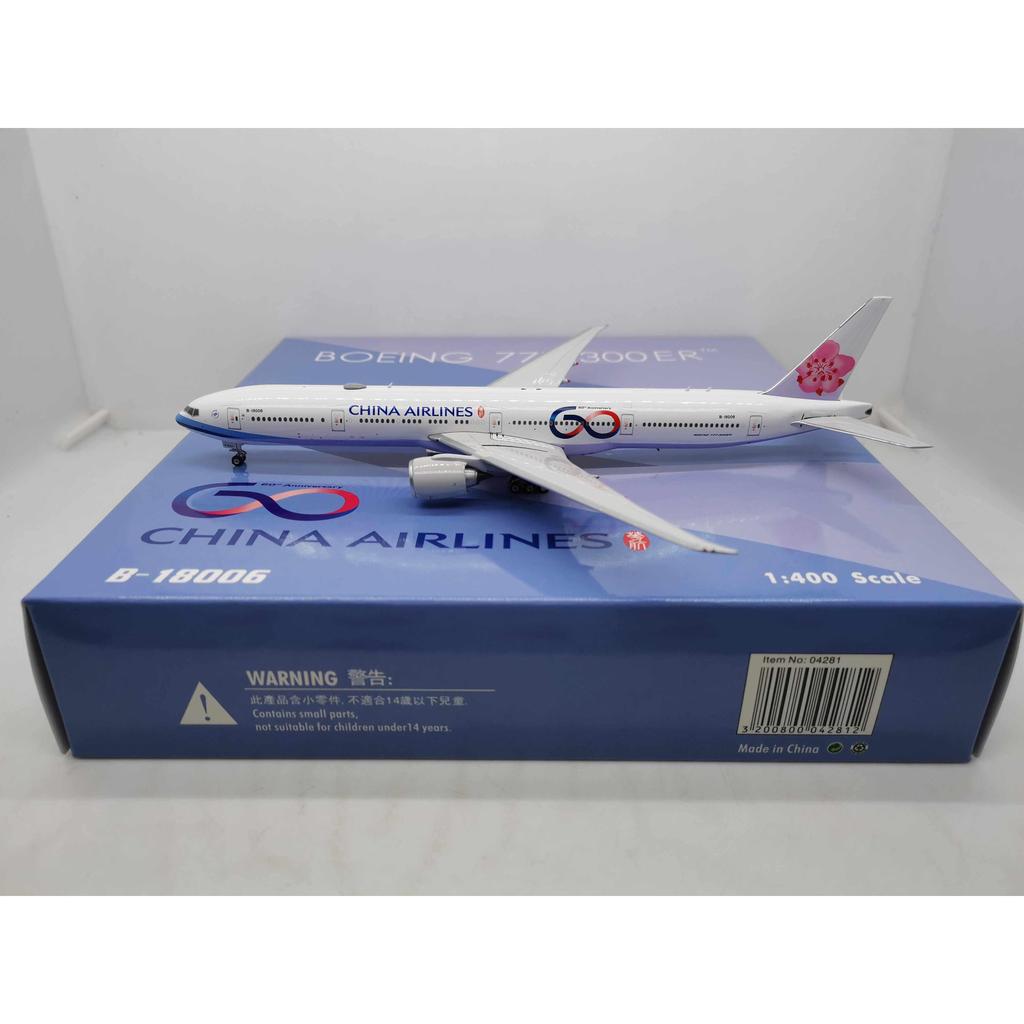 Phoenix 04281 1: 400 China Airlines B777-300ER B-18006 60 เครื่องบินรุ่น