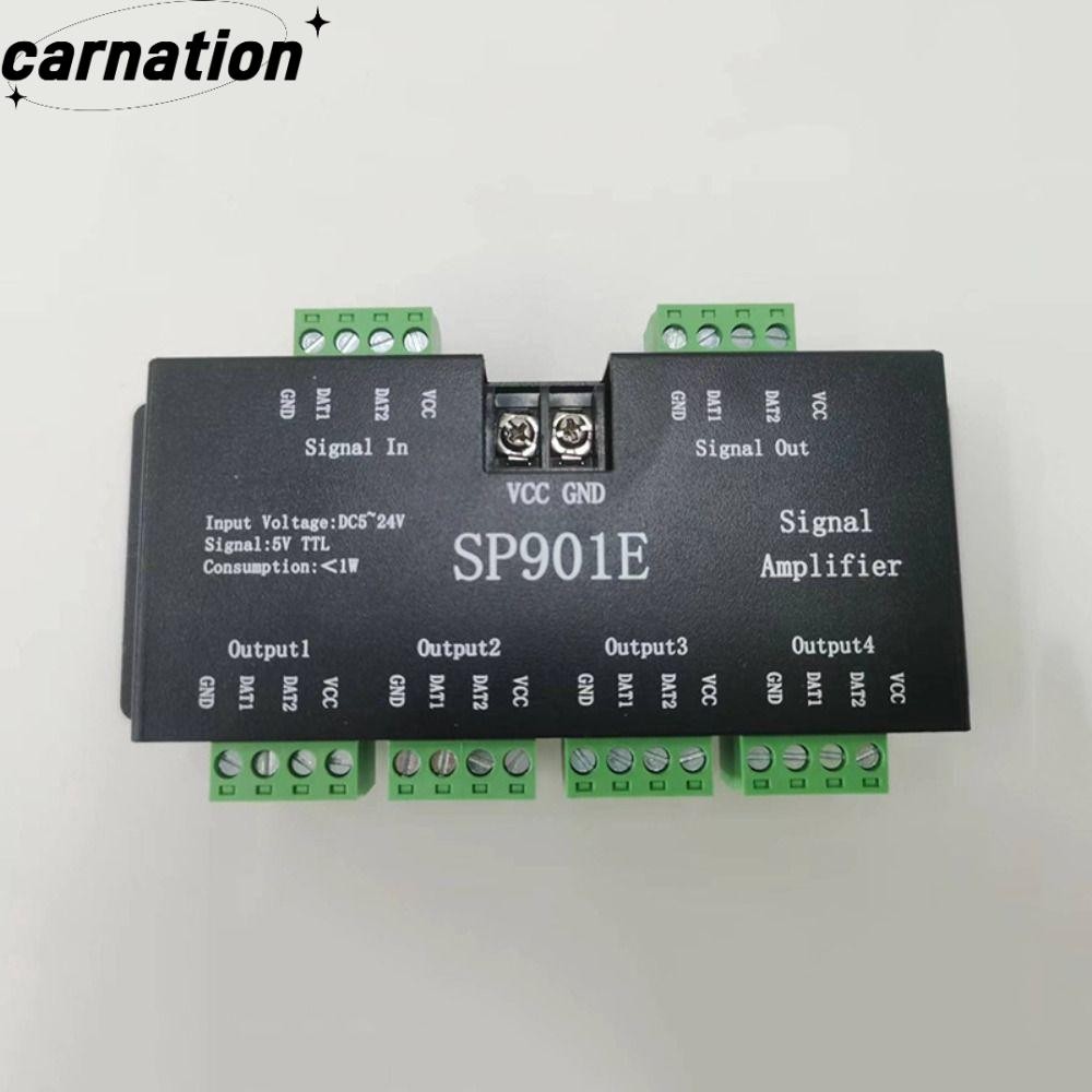 CARNATION SP901E เครื่องขยายสัญญาณ, DC12-24V LED Pixel Strip Light Strip Repeater, โปรแกรม Matrix แผ