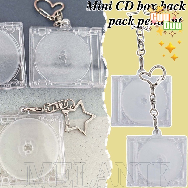 [ GuuDuu ]Album Collection Box Keychain - CD Box School Bag Pendant - ของขวัญวันเกิดเด็ก - Love Buck