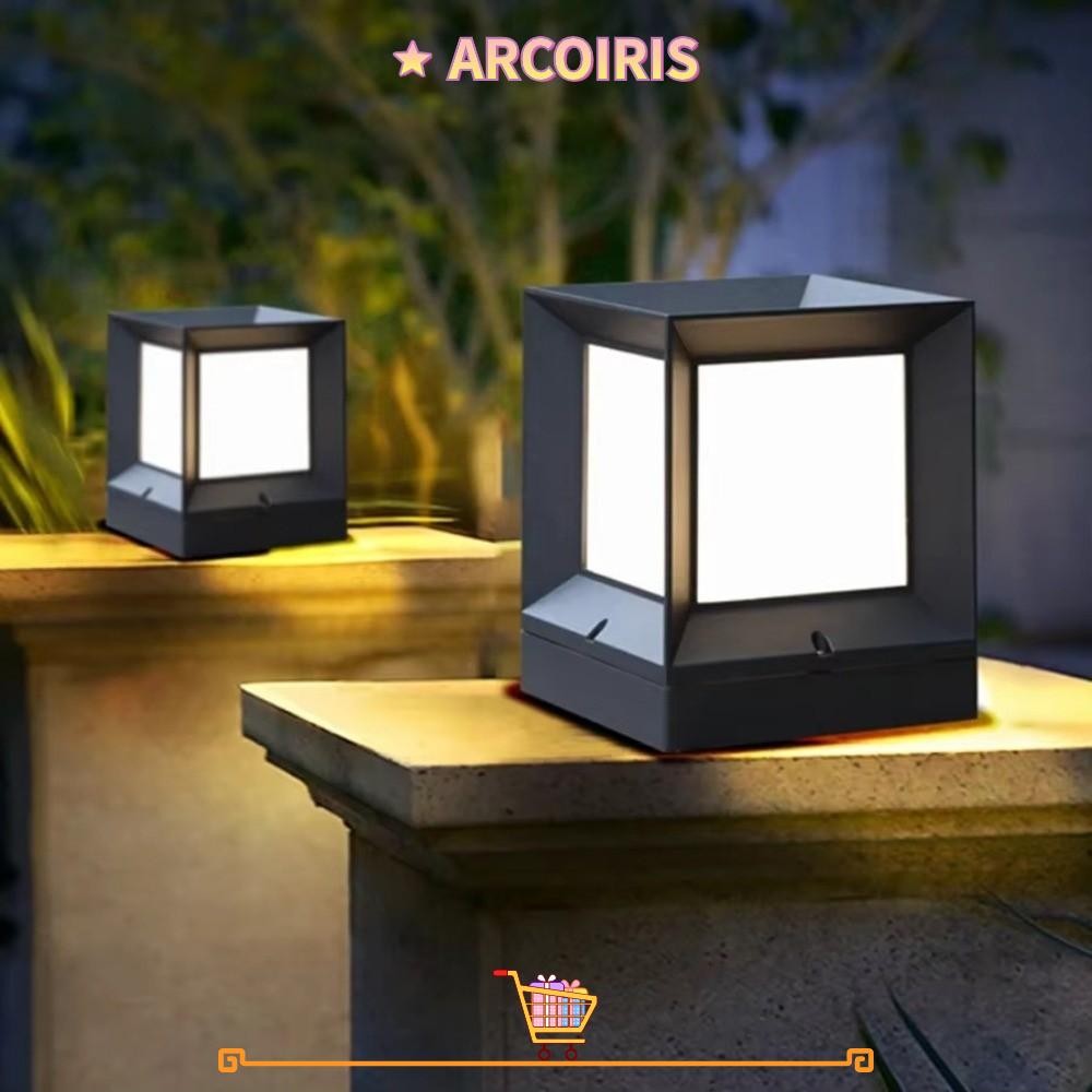 ARCOIRIS LED Light Post แบบคอลัมน์โมเดิร์น 220V IP54 กันน้ํา ส่องสว่างสวนภายนอก