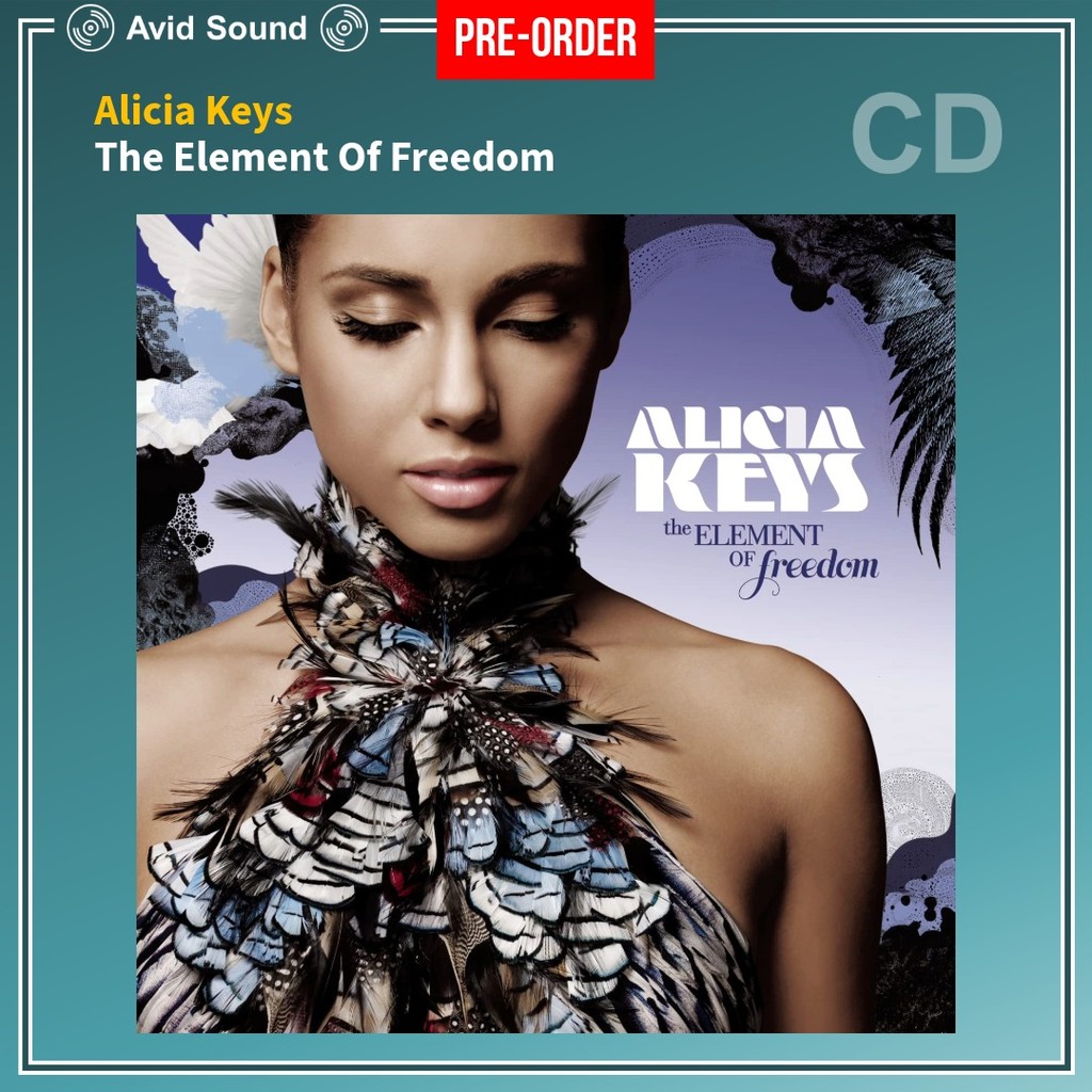 Pre-Order CD แผ่นซีดี Alicia Keys The Element Of Freedom ใหม่ ซีล Alicia Keys CD