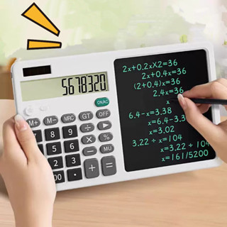 เครื่องคิดเลข คิดเลข พร้อมกระดานเขียน LCD พลังงานแสงอาทิตย์ …