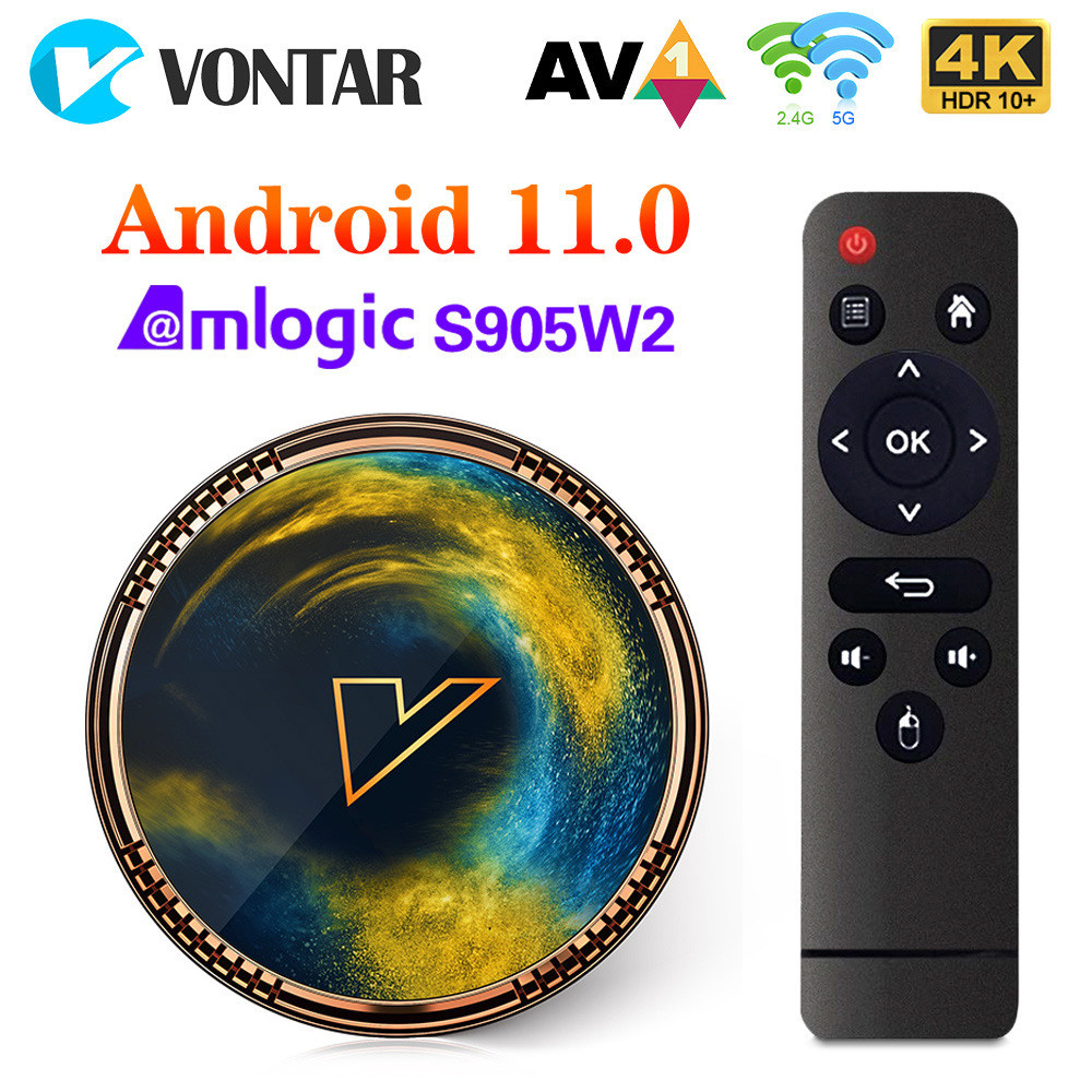 VONTAR X2 กล่องสมาร์ททีวี Android 11 Amlogic S905W2 双