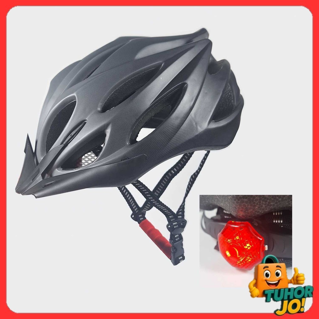 BIKEBOY หมวกกันน็อคจักรยานสกู๊ตเตอร์พร้อมไฟท้าย - BK-168