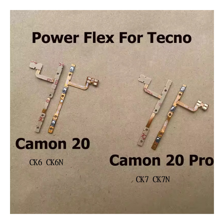 ระดับเสียงพลังงาน Flex สําหรับ Tecno Camon 20/20Pro 5G CK6 ck7 ck8 FHLSP