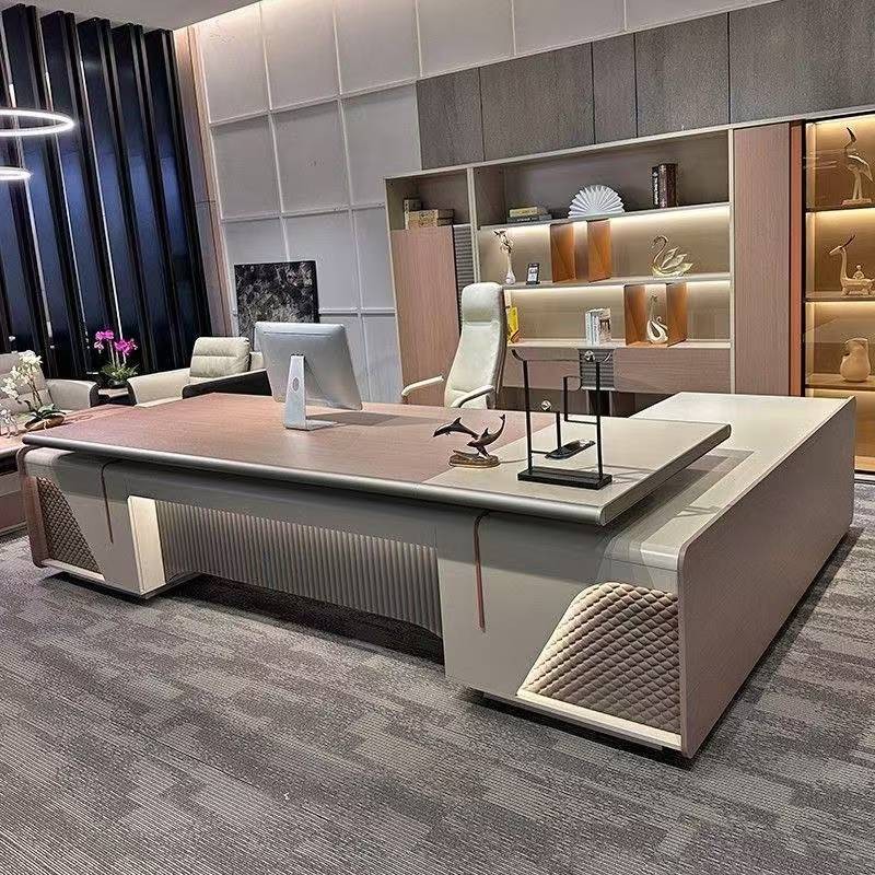 Light Luxury High-End Executive Deskboss Desksimple Modern Large Class Desk,Office Desk,Manager Desk