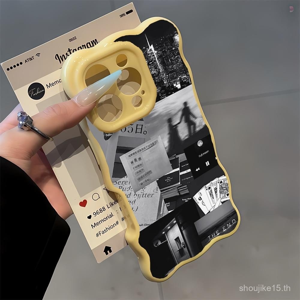 เปลือกคอลลาเจนสําหรับiPhone 15 13 12 14 11 16 13PRO 12PRO 15PROMAX 13PROMAX 16PROMAX 13PLUS 16PLUS D