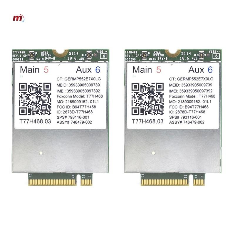 [nora_eugen.th]โมดูล 2X 4G LT4211 T77H468 GOBI5000 LTE/EV-DO/HSPA + การ์ดWAN สําหรับ LT4211 Eliteboo