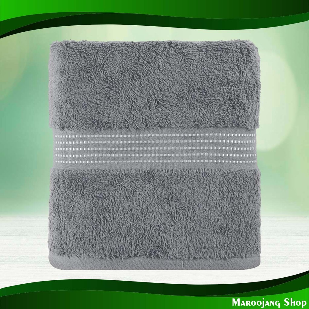 ผ้าขนหนู 27x54 นิ้ว สีเทา เอโร่ 1 ผืน Towel 27X54 Inches Gray Aro