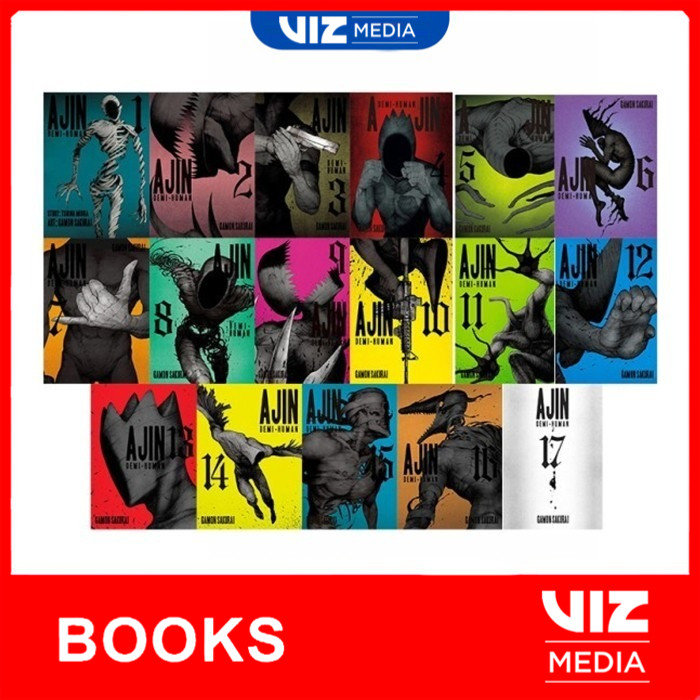 มังงะ: Ajin: Demi-Human 17 หนังสือซีรีส์โดย Gamon Sakurai (ภาษาอังกฤษ) - Vizmedia