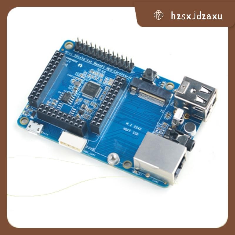 hzsxjdzaxuMini Shield สําหรับ NanoPi NEO Core/Core2 SDK Carrier Same Form Factor As RPi ก็ดีพอดีกรณี
