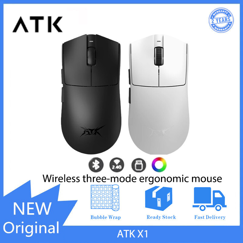 ATK GEAR X1 Gaming Esports Office Ergonomics trimode 8K เมาส์