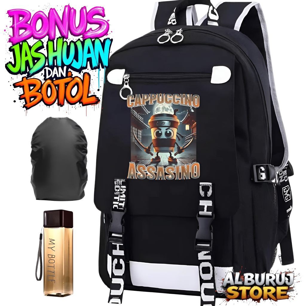 NDS02 - Anomali Motif กระเป๋านักเรียนเด็กประถม Anomali Motif กระเป๋าเด็กโรงเรียนประถมชายหญิงกระเป๋าเ