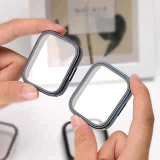 กรณี PC + สายซิลิโคน for Redmi Watch 5 Active/5 Lite สายยางข้อมือกระจกนิรภัยหน้าจอปกแข็ง for Xiaomi Redmi Watch 5 Active