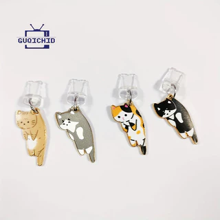 Anti Dust Cap เรซิ่นตุ๊กตาแมวโทรศัพท์ปลั๊กฝุ่นจี้ยางนุ่มปลั๊กกันฝุ่นสําหรับ Type-C IOS Universal โทรศัพท์อุปกรณ์เสริม