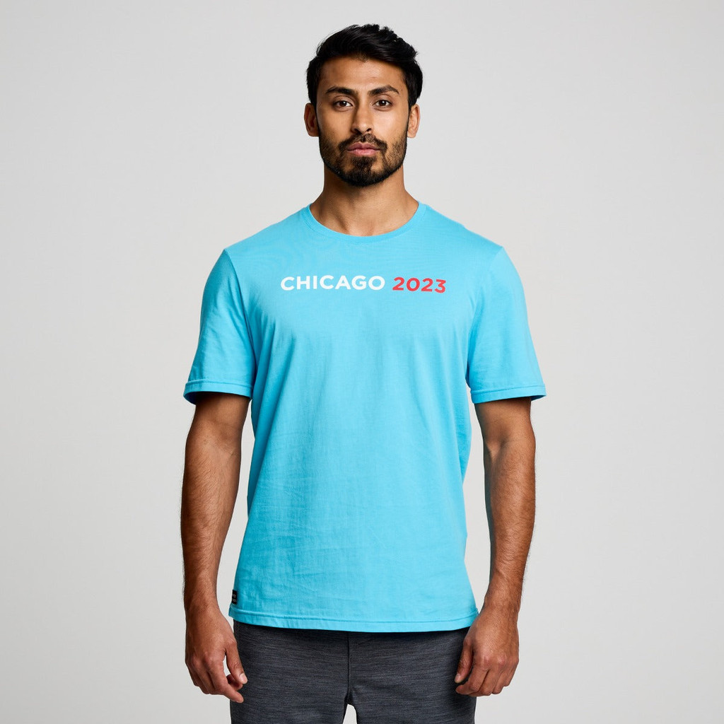 SAUCONY-RESTED T-SHIRT เสื้อยืดผู้ชาย