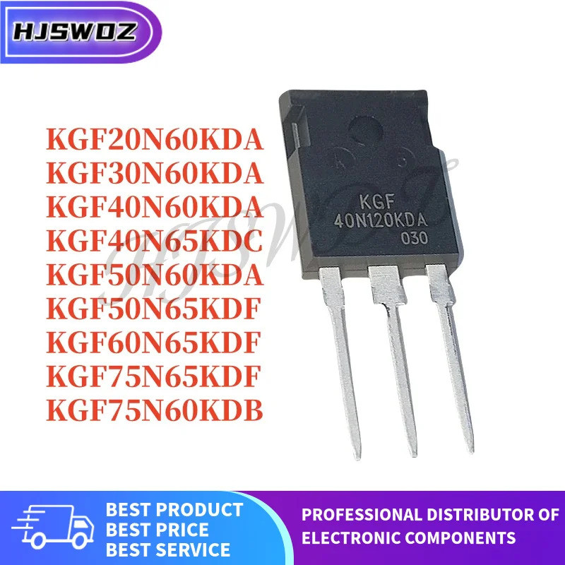 1-5PCS KGF40N60KDA KGF40N65KDC KGF75N65KDF KGF30N60KDA KGF75N60KDB KGF50N60KDA KGF50N65KDF ทรานซิสเต