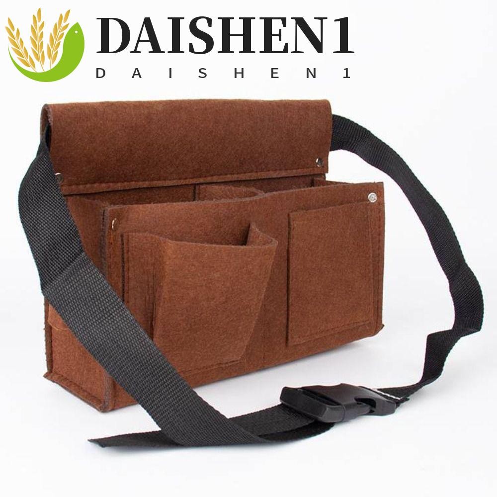 ชุดเครื่องมือเข็มขัด ดาISHEN1,ผ้าเคมีสวมใส่เครื่องมือกระเป๋าคาดเอว,การเสริมแรงหมุดหลายกระเป๋าสีน้ําตาลความจุขนาดใหญ่กระเป๋าเล็บช่างไม้สถานที่ก่อสร้าง