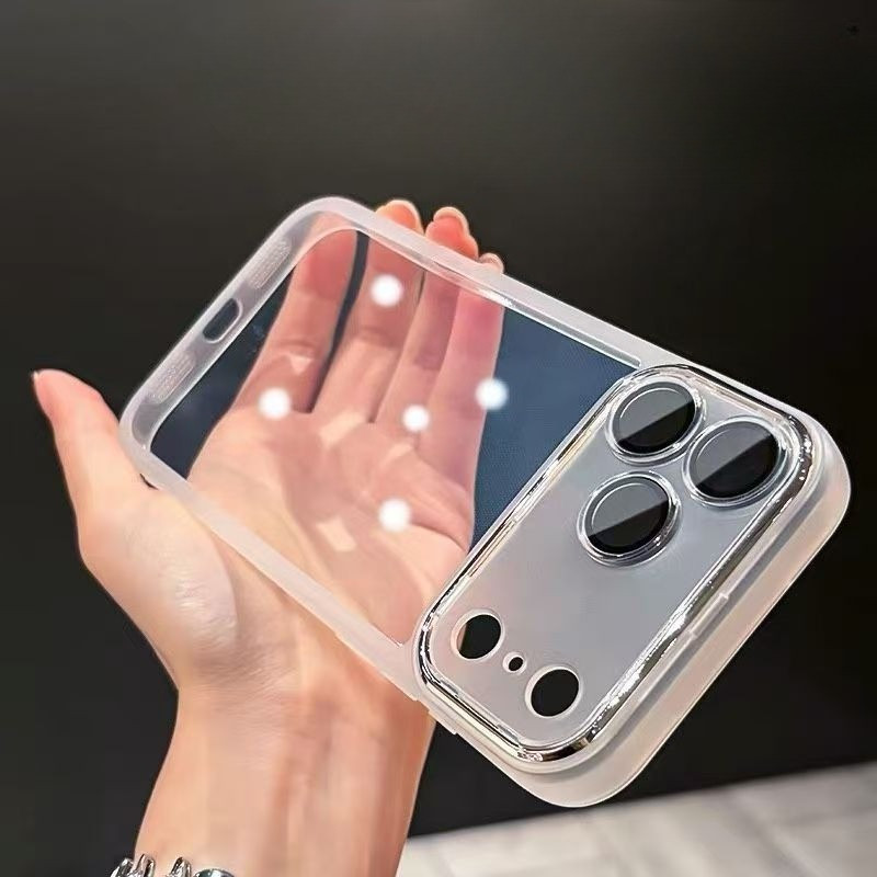 เคสโทรศัพท์ใส ทีพียู ดีลักซ์พร้อมฟิล์มเลนส์เหมาะสําหรับ ไอโฟน 18 17 16 15 14 13 12 11 มือโปร สูงสุด บวก เคสโทรศัพท์ฝาหลัง