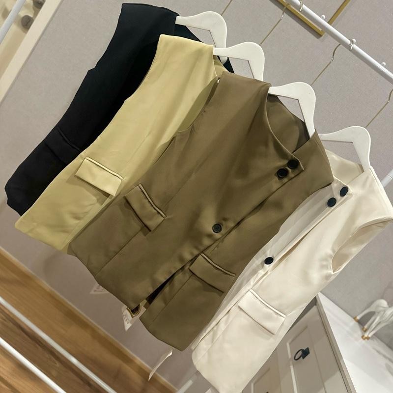 เสื้อvest แขนล้ำตัวยาว เก๋ เก๋ - รูปที่ 2