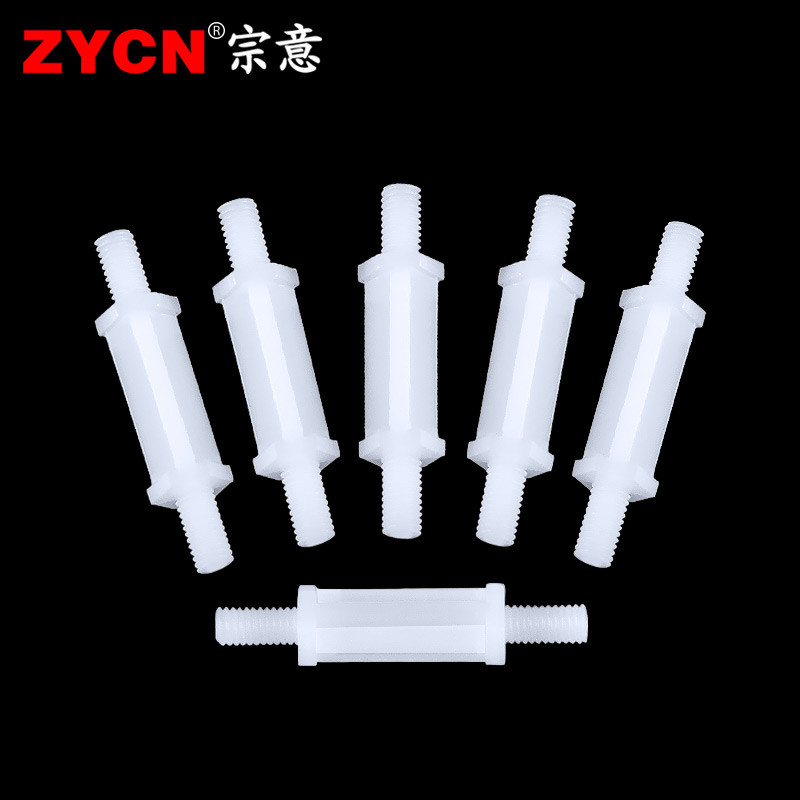 Zongyi HPI Series Double-Headed Stud หกเหลี่ยมคอลัมน์แยก pc Board แผงวงจรพลาสติกไนลอนคอลัมน์สนับสนุน