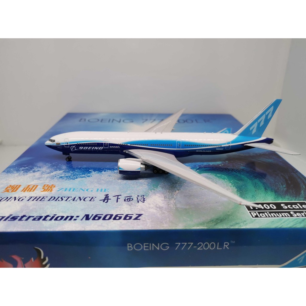 Phoenix 11445 1: 400 โบอิ้งโรงงานเดิม B777-200LR N6066Z Zheng Hexia Western