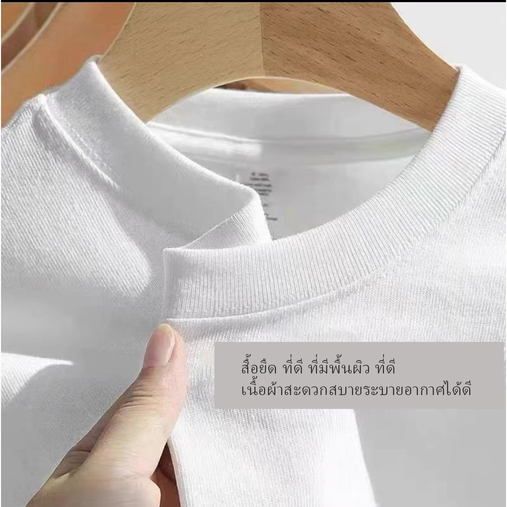 ( เสื้อผ้าคนขี้เกียจใส่สบายได้ทุกที่ ) ดอกไม้ผ้าไหมไทย แขนสั้นเรียบง่าย แขนเอียง เอนวี่สบู่ shirt