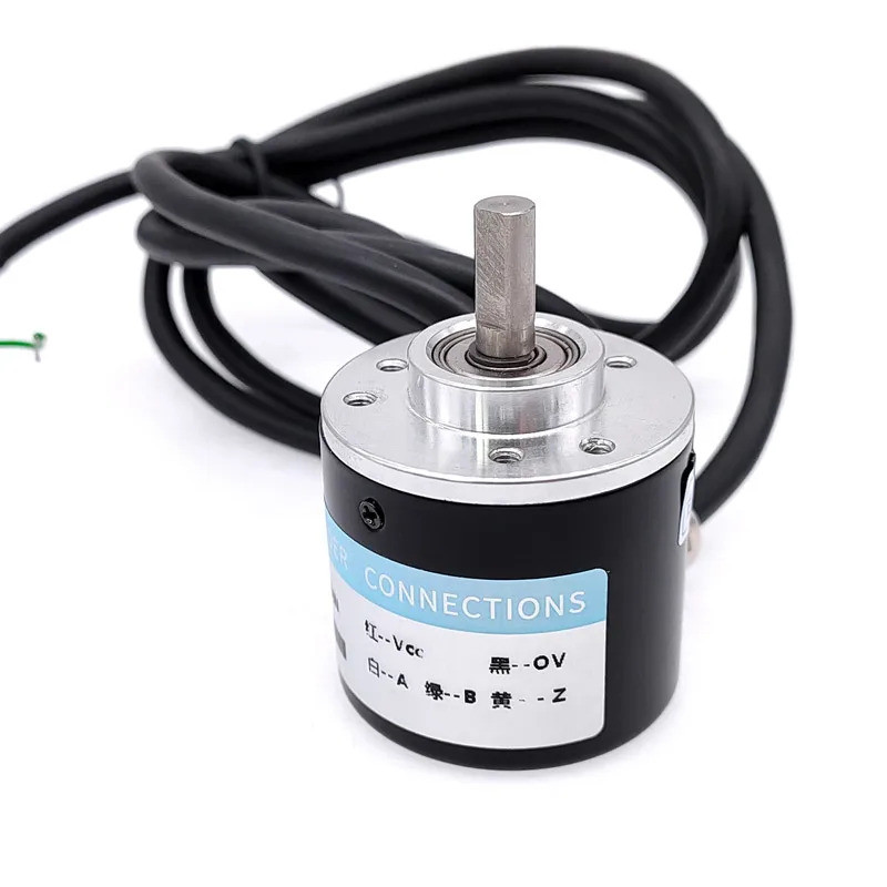 38S6G5-Z Rotary Incremental Encoder 50 100 200 360 400 500 1000P/R 2000PPR AZ 5-24V DC เอาต์พุต NPN 