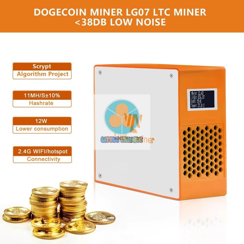 DogeCoin Miner Lucky Miner LG07 Hashrate 11MH/S 12W Lucky Miner LG07 11MH/S 12W wifi 2.4g Litecoin M