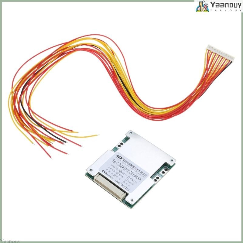 YAA สําหรับแผ่นป้องกัน 14S 48V 30A Li-ion Cell สําหรับการป้องกัน BMS