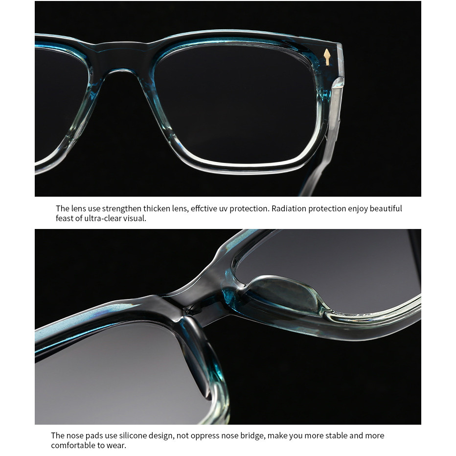 LOCHO กรอบแว่นกันแดดทรงเต็มใบขนาดกะทัดรัด สไตล์เรโทร การออกแบบเฉพาะตัว ตามแฟชั่น สำหรับซันไชน์ในฤดูร้อน - รูปที่ 7