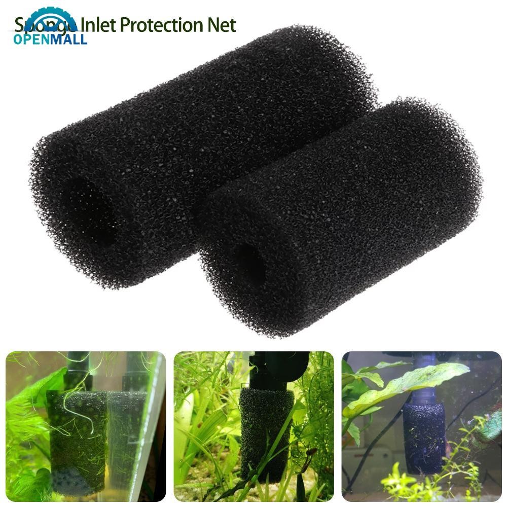 OPENMALL ฟองน้ํา Aquarium Filter Protector สําหรับถังปลากุ้ง Inlet Pond โฟมสีดําเปลี่ยน Aquarium อุปกรณ์เสริม B4X4