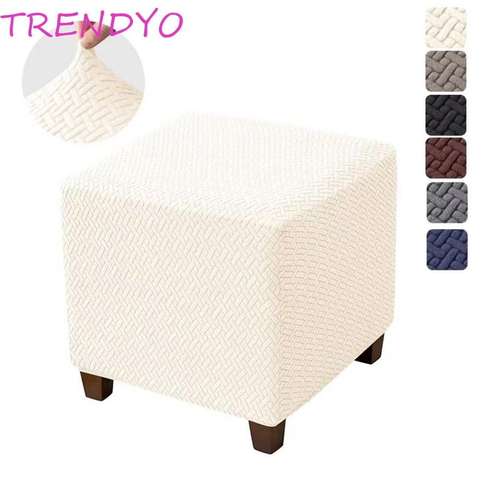 OTTOMAN สตูลเทรนดี้ รูปร่าง T-shape สำหรับโซฟามี Fußrest Cover แบบยืดหยุ่น Jacquard ออกแบบมาเพื่อตกแต่งบ้านอย่างมีสไตล์