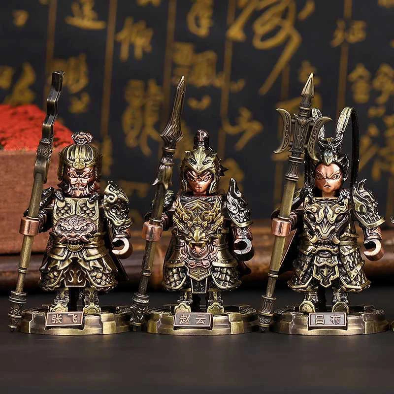 ชุดสามก๊กแอนิเมชั่น สินค้าโลหะละลายประกอบนูนเกราะหนักรุ่นเครื่องประดับ