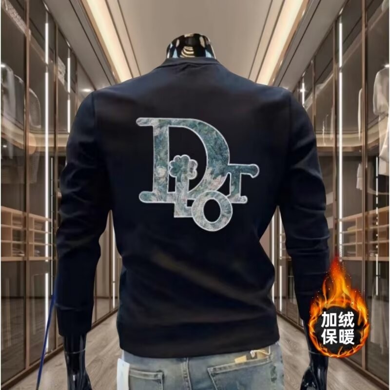 สเวตเตอร์แจ๊ซ Ou แขนยาว สำหรับฤดูใบไม้ร่วงและหนาว แบบล่าสุดปี 2025