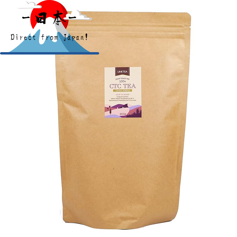 [Direct from Japan]
CTC tea leaves 500g, slightly larger, high-grade tea leaves for commercial use, 