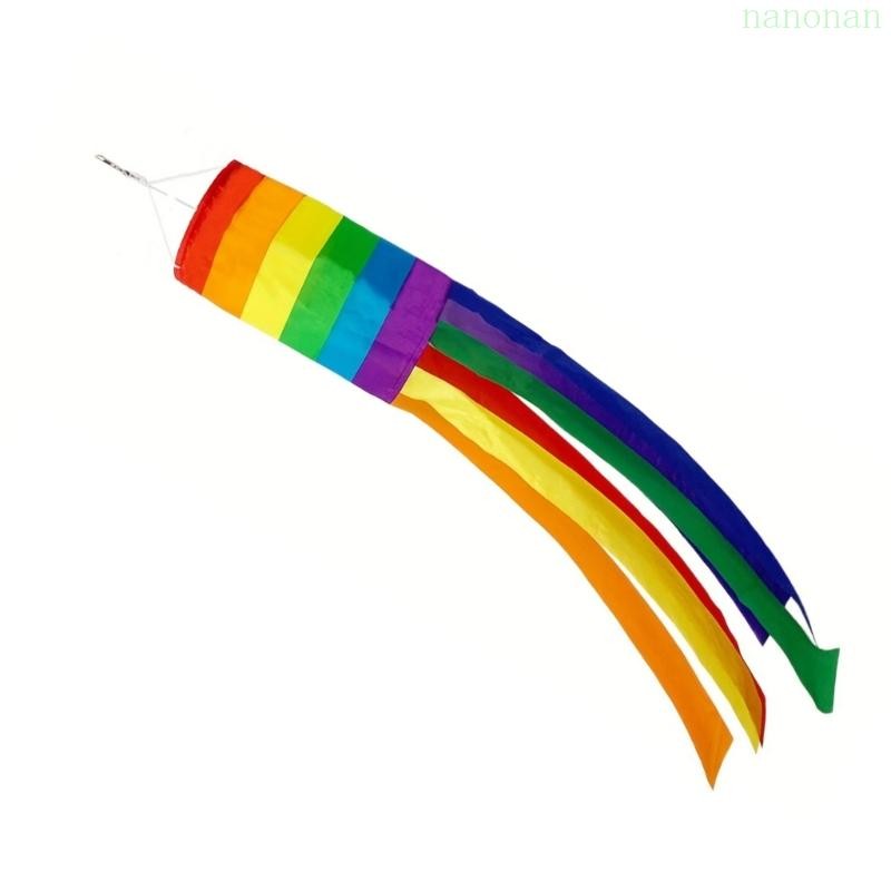 Nan Garden Rainbow คอลัมน์ Windsock Flag กลางแจ้ง