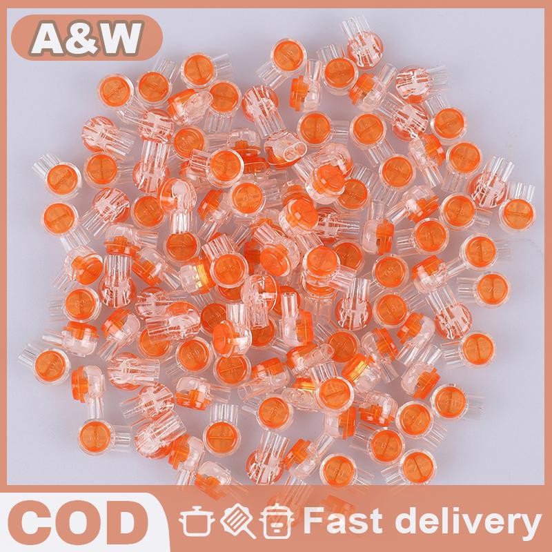 Null 200 ชิ้น Rj45 Connector Crimp การเชื่อมต่อ Terminals K1 Connector สายไฟกันน้ํา null