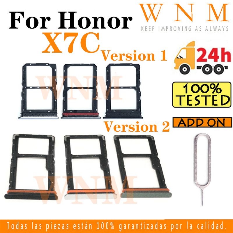สําหรับ Honor X7C ALT-NX1 LX2 ซิมการ์ดถาดซิมการ์ดช่องใส่การ์ดผู้ถือการ์ด Reader SD Slot อะแดปเตอร์เป