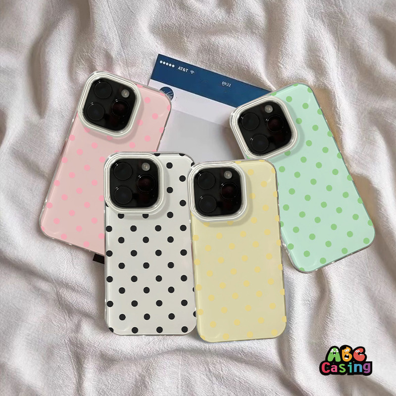 เคสโทรศัพท์ IMD สำหรับ IPhone 17 15 13 14 11 16 12 Pro Max XR X XS Max 16 15 8 7 Plus SE 2020 จุดดอกจันแบบเรียบง่าย