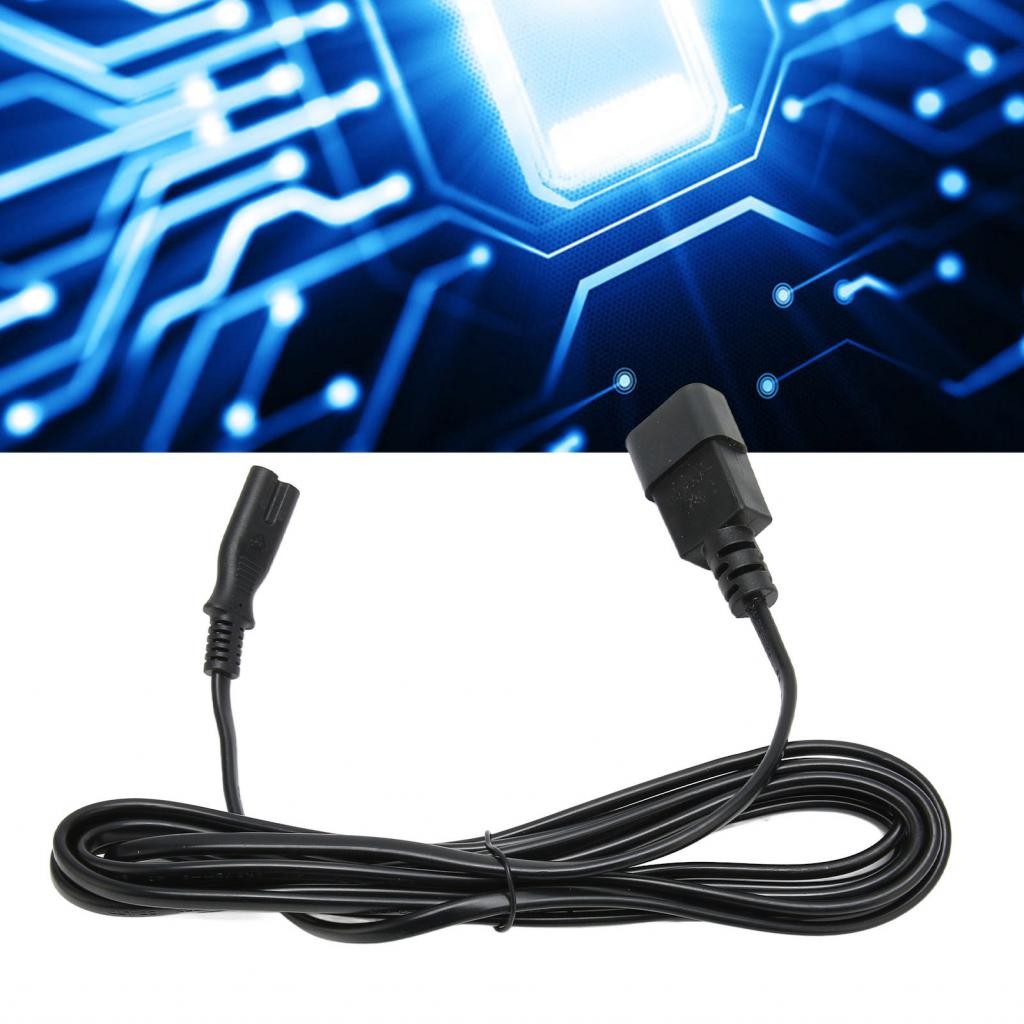 Concon-vn IEC320 สายไฟเสริมการออกแบบ C14 ถึง C7 สาย PVC ฝาครอบด้านนอกความร้อน 9.8ft ชายหญิงสําหรับเค