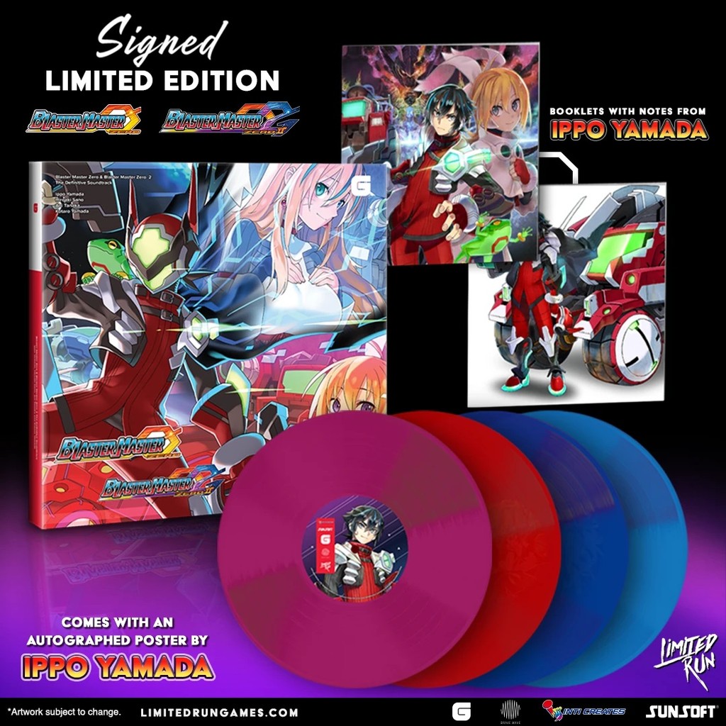 Blaster Master Super Confusing Star Wars Zero & Zero 2 กล่องเพลงประกอบคอลลาเจนไวนิล 4LP