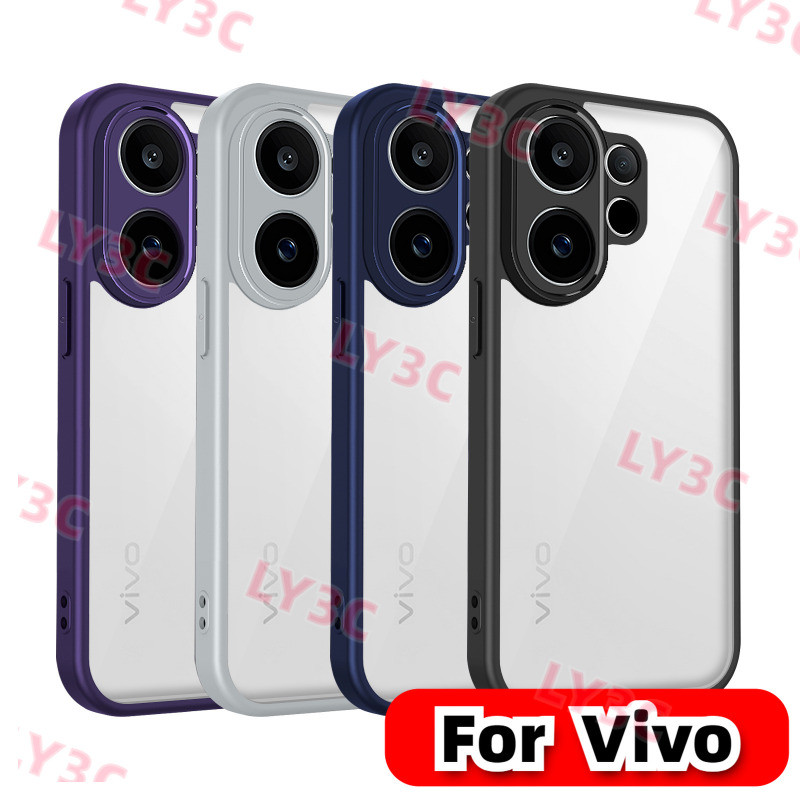 COD สําหรับ VIVO V60 CaseVIVO V60 เคสโทรศัพท์ VIVO V60 เคสโทรศัพท์ VIVO V60 กล้องใส Len ฝาหลัง