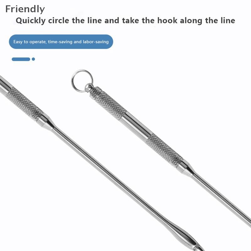[Friendly] 19 ซม./7.5in สแตนเลสสตีลความปลอดภัย Extractor Fishing Hook Detacher Remover Rapid Decoupling เครื่องมือตกปลา Boutique